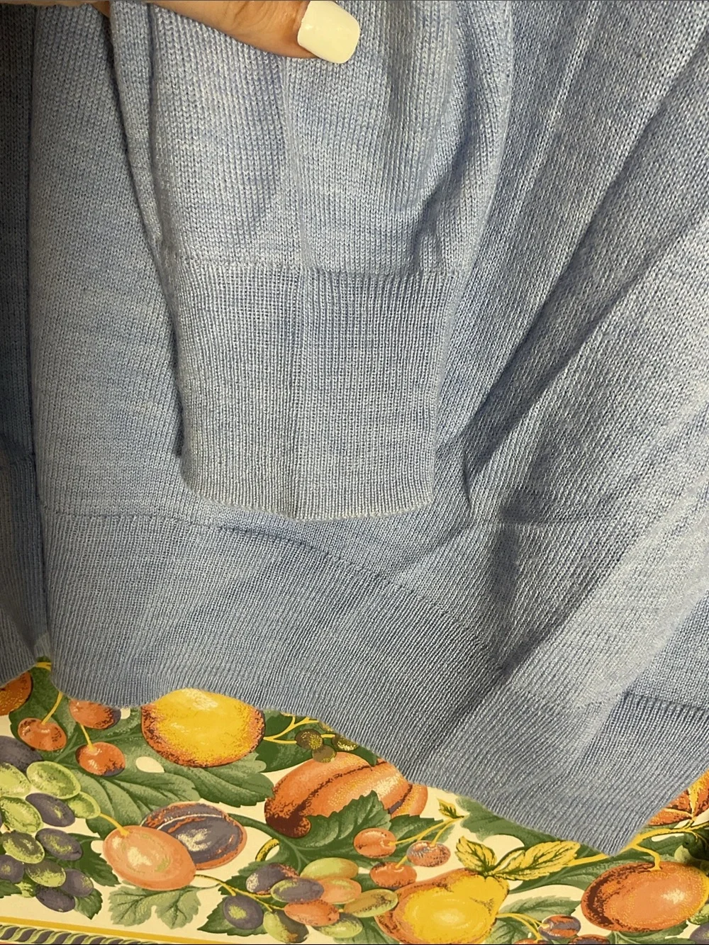 J. Crew Men’s Light Blue Merino Wool Blend Crewneck Sweater Size XL